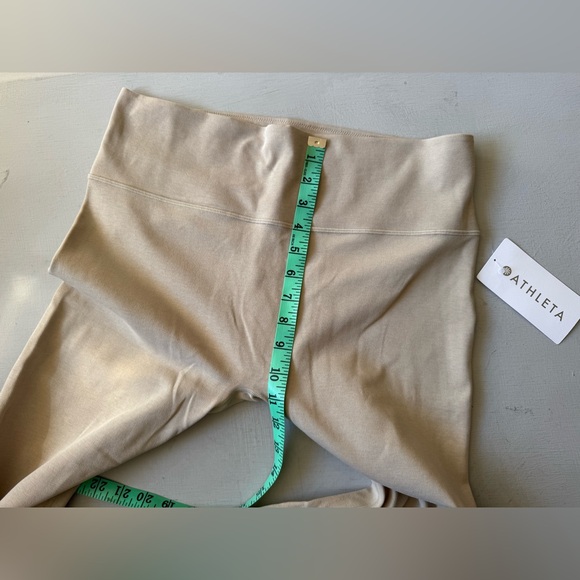 NWT Athleta Intuition Ultra High Rise Cotton Legging in Ecru - Picture 5 of 12